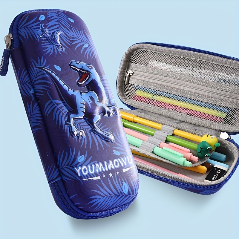 Pencil Case Stationery 3d, Pencil Case Dinosaur