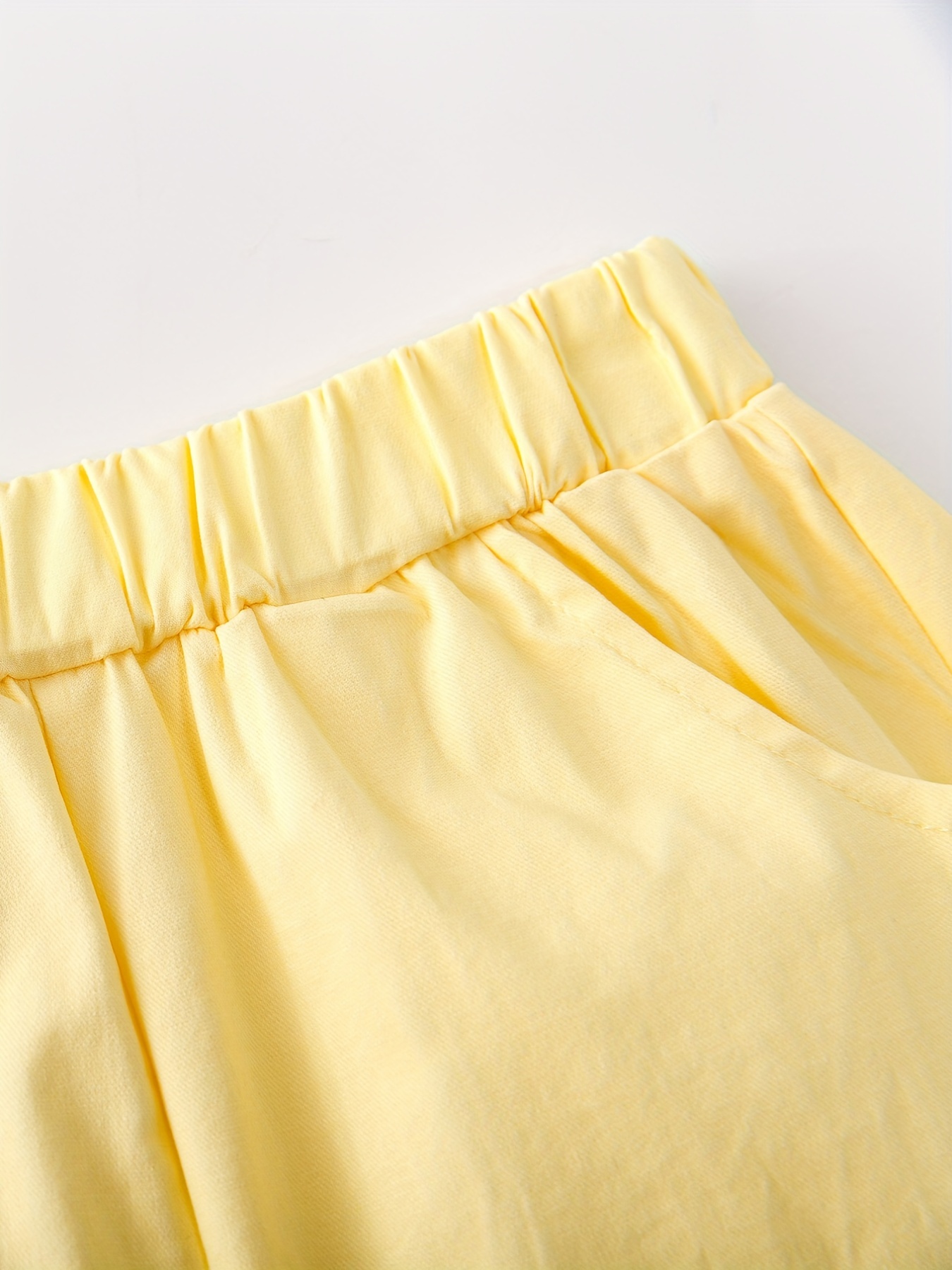 Girls' Summer Ruffle Edge Casual Shorts