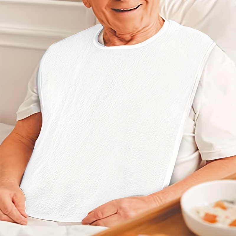Adjustable Waterproof Bib for Elderly and Adults