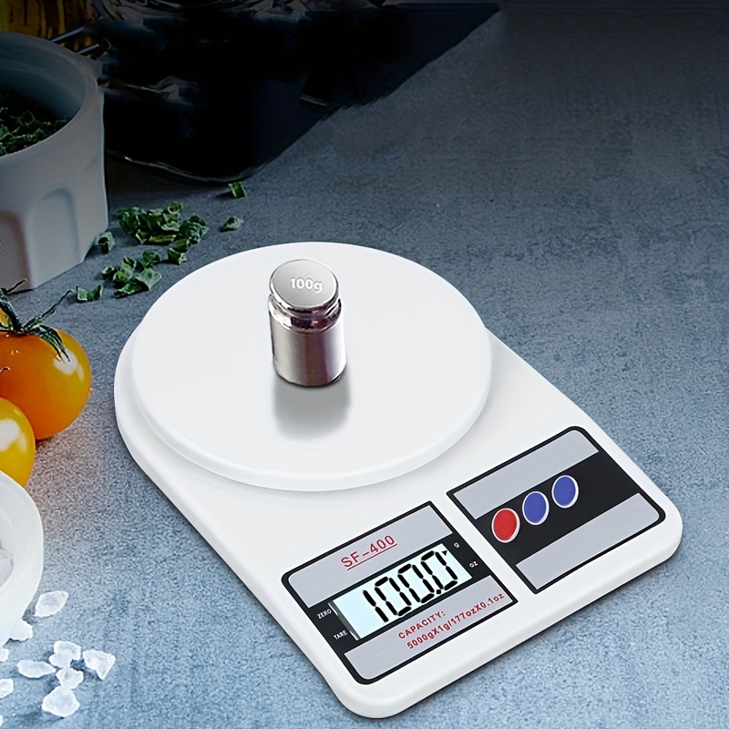 Báscula Digital De Gramos Para Medición Industrial, Báscula Digital De  Cocina Para Pérdida De Peso, Horneado, Cocina, Pantalla LCD (Batería No  Incluida) - Temu