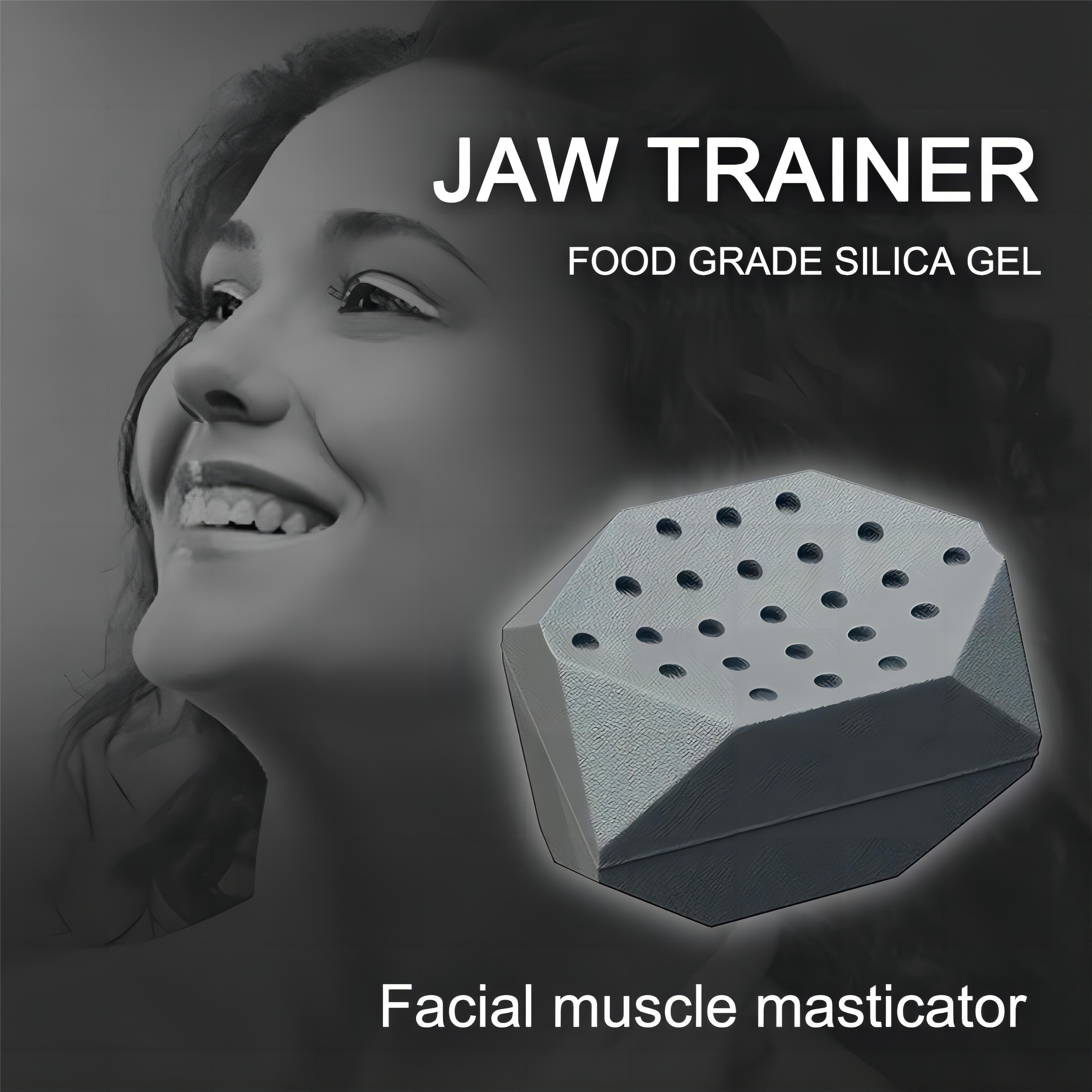Cheap 6Pcs Jaw Exerciser Silicone Jawline Shaper Food Grade No Odor  Portable Face Powerful Jawline Trainer Facial Exerciser