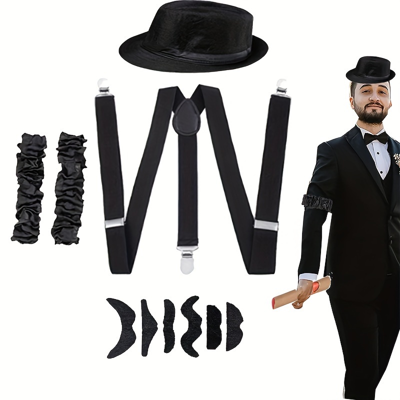 Cosplay Accessories For Men Gangster Gatsby Gangster Costume - Temu Ireland