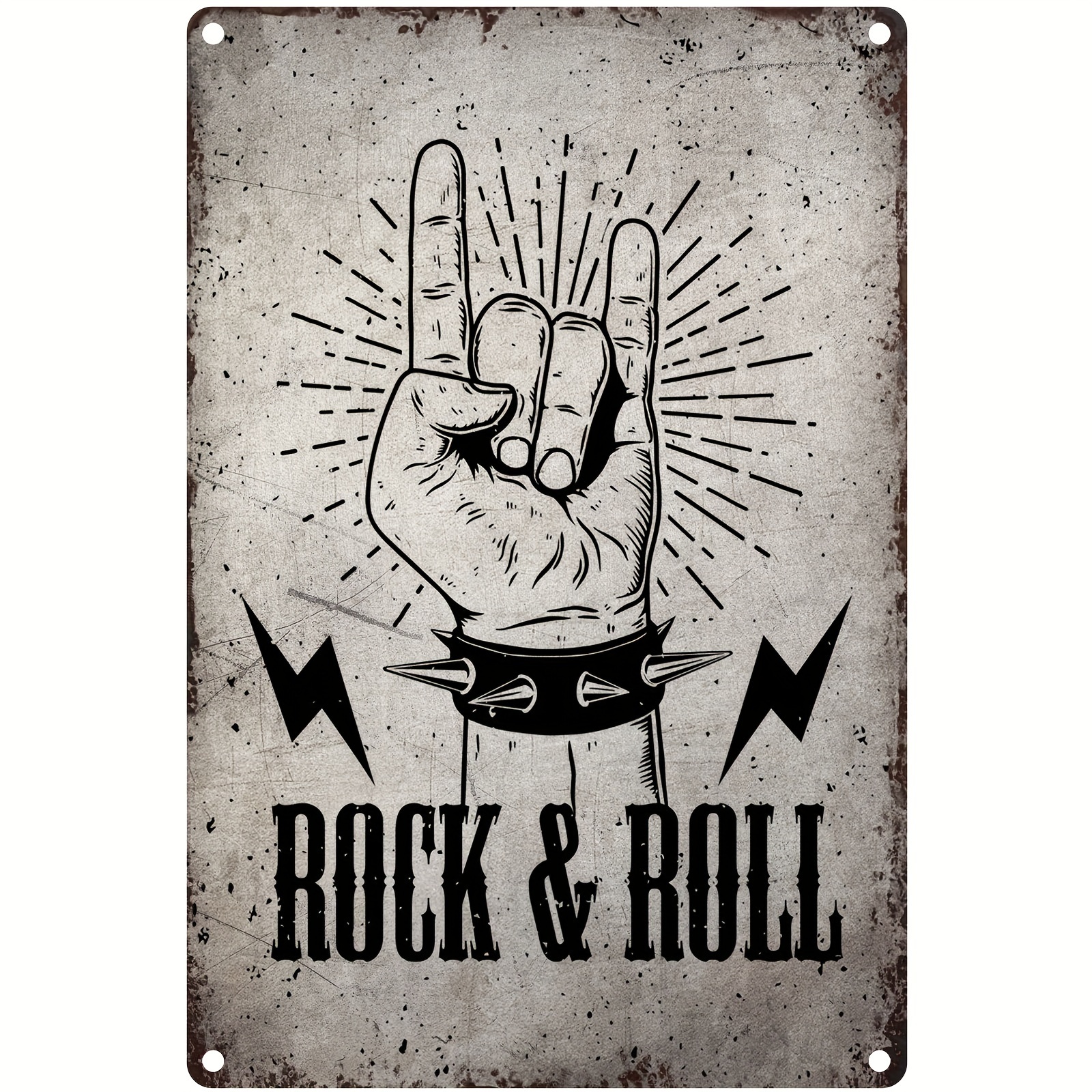 Rock n Roll  Collectible retro metal signs for your wall