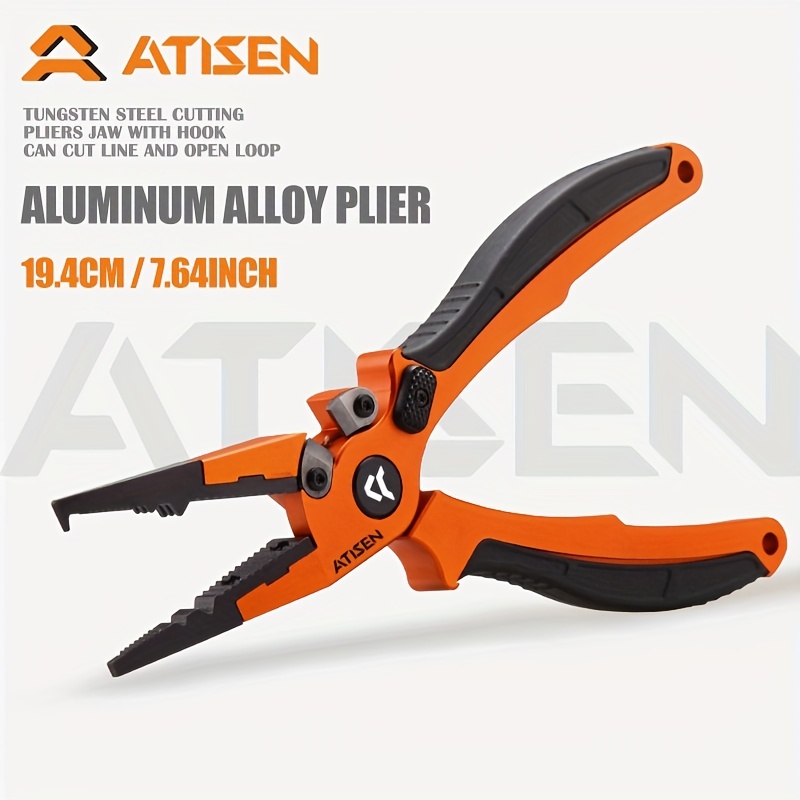 Multifunctional Fishing Pliers With Non-slip Handle And Hook