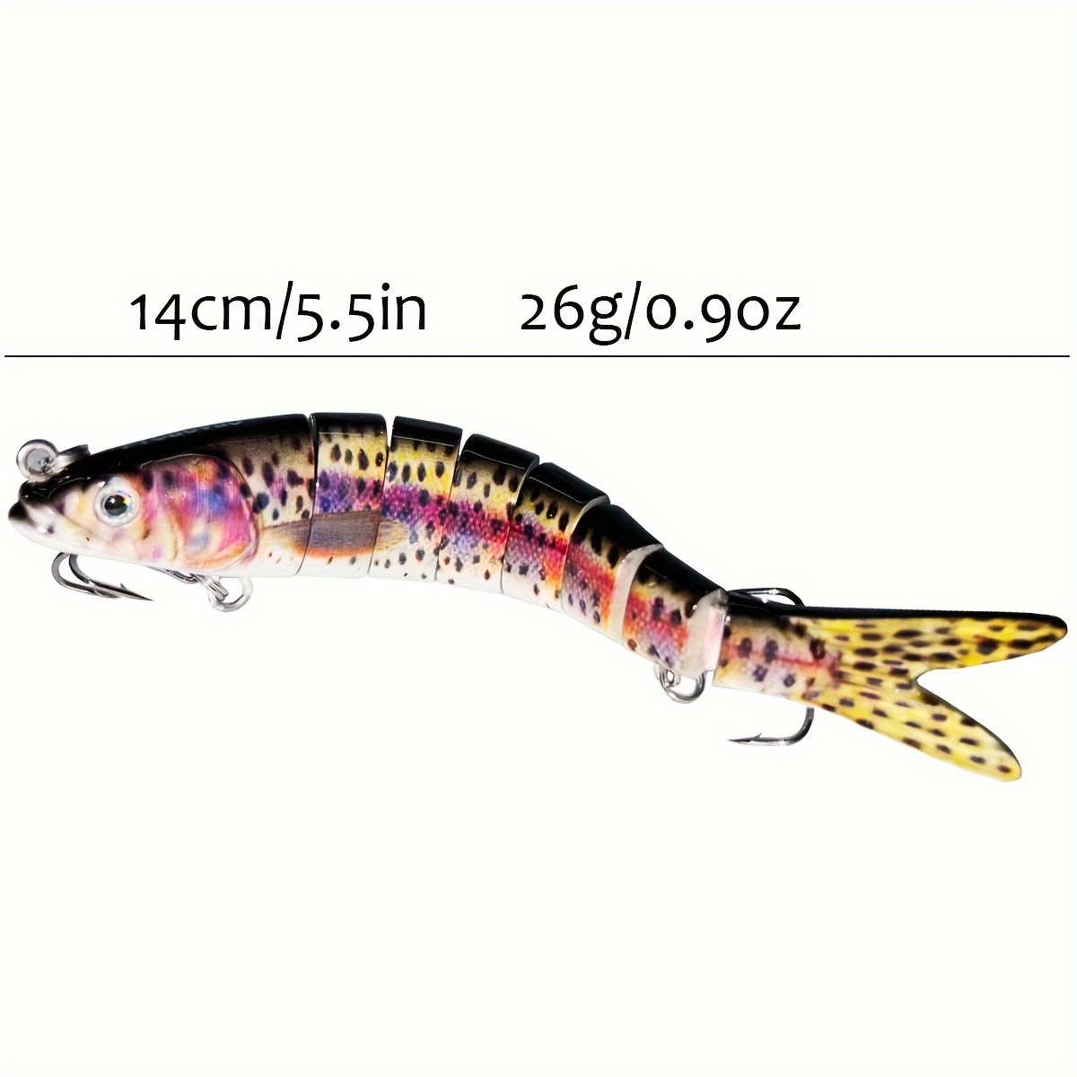 Multi Jointed Swimbaits Fishing Lures, 3PCS Slow Sinking Bionic Swimming  Lures Bass Trout Salmon Catfish Largemouth Smallmouth Fishing Lures Kit for