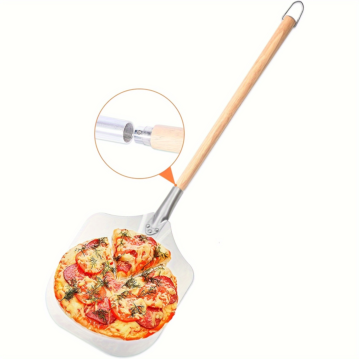 Peau de pizza, pelle à pizza perforée, spatule rectangulaire