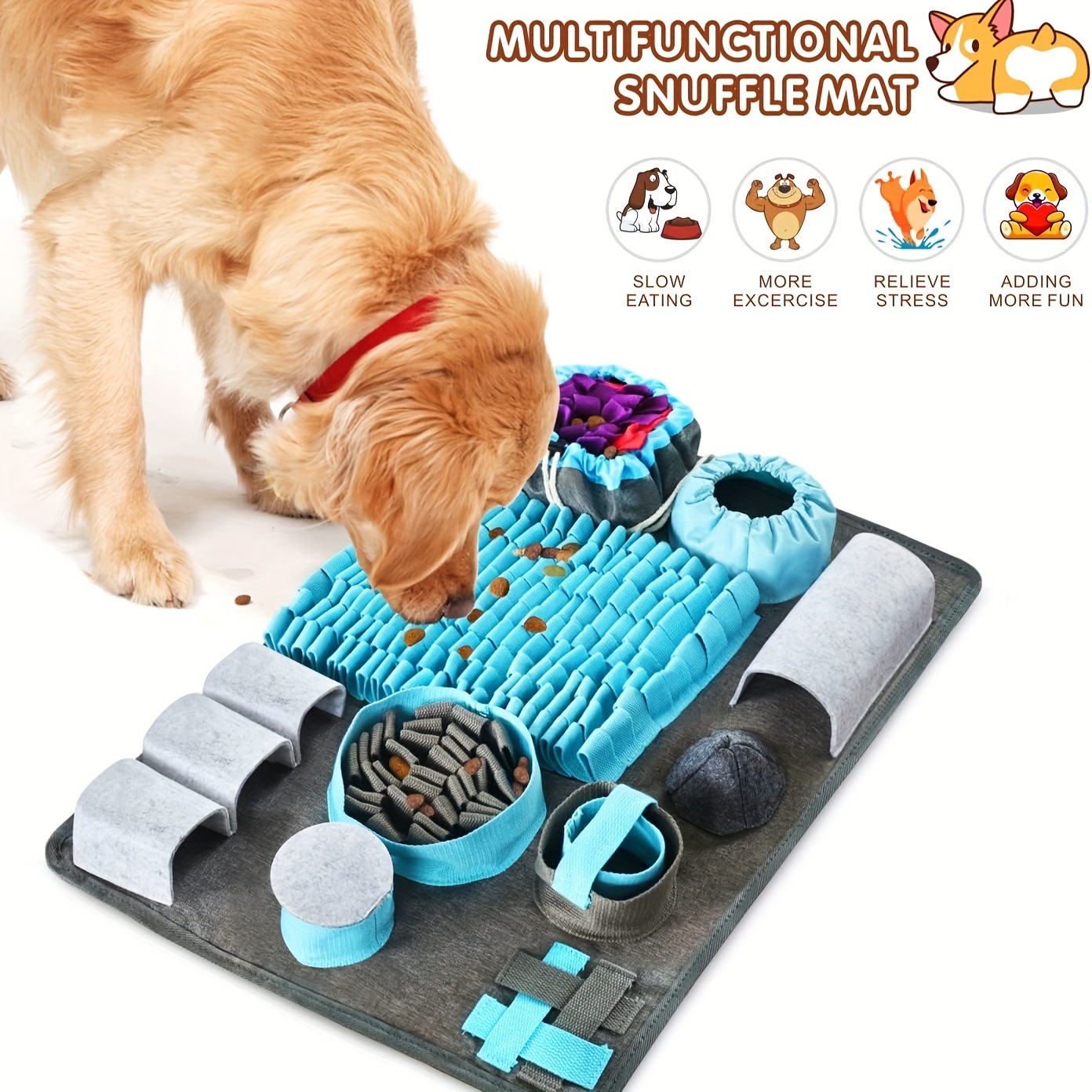 Ifoyo dog feeding outlet mat