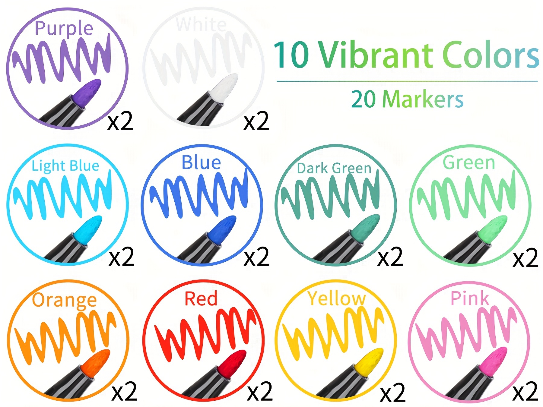 OORAII Liquid Chalk Markers for Acrylic Calendar Planning Board Clear Glass  Dry Erase Board Whiteboard Window Mirror, 14 Pack, 12 Vibrant Colors, 1mm  Fine Points, Easy Wet Erase - Yahoo Shopping