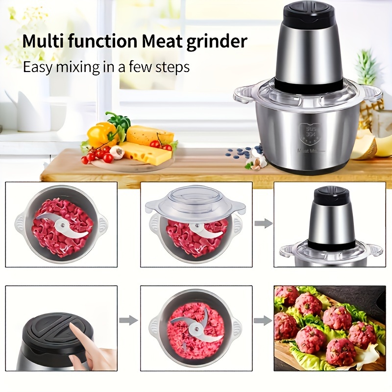 Lifease Multi-Function Manual Food Processor Kitchen Meat Grinder