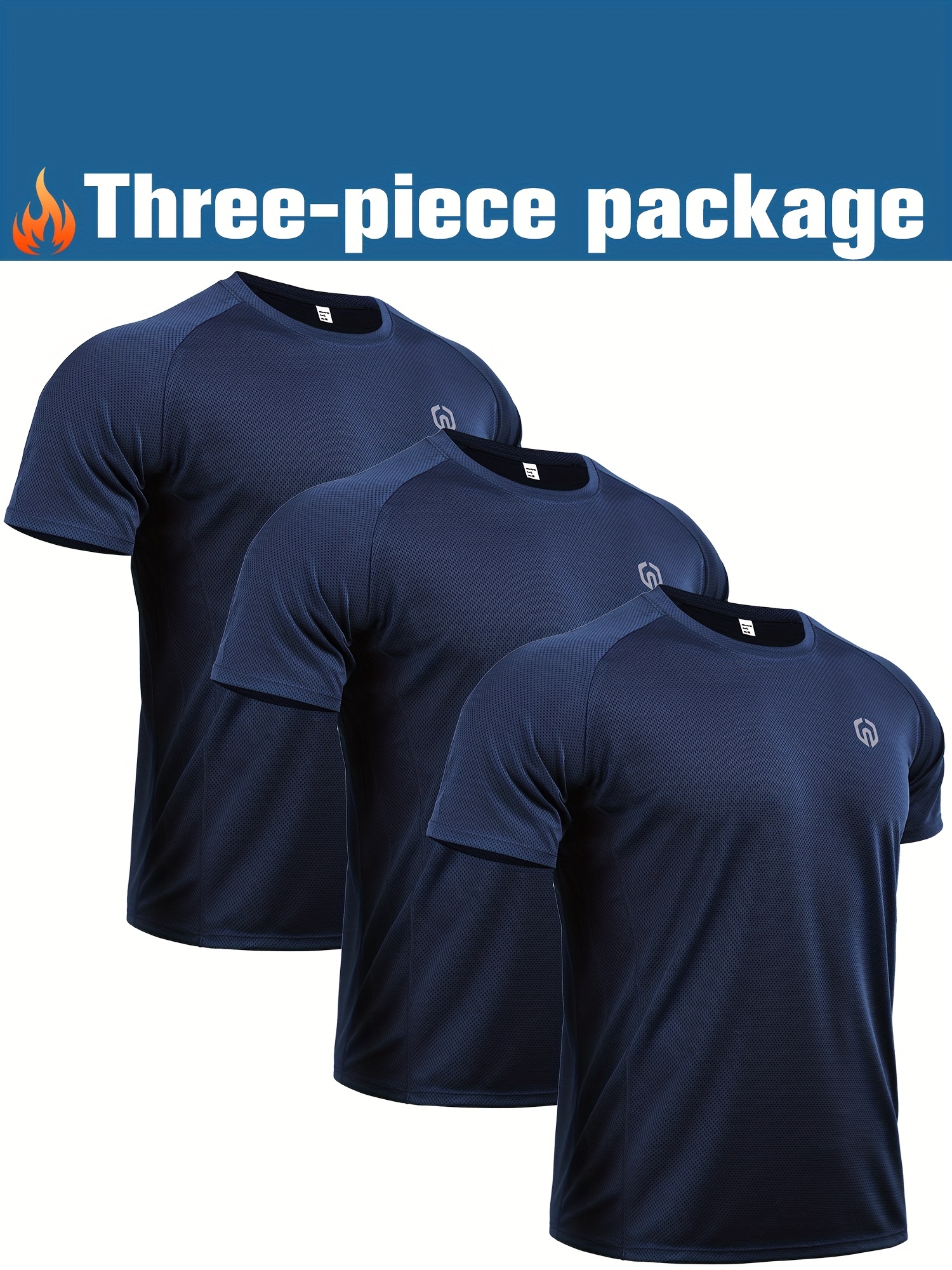 Hommes Fitness Sports O-cou Stretch Top à séchage rapide T-shirt
