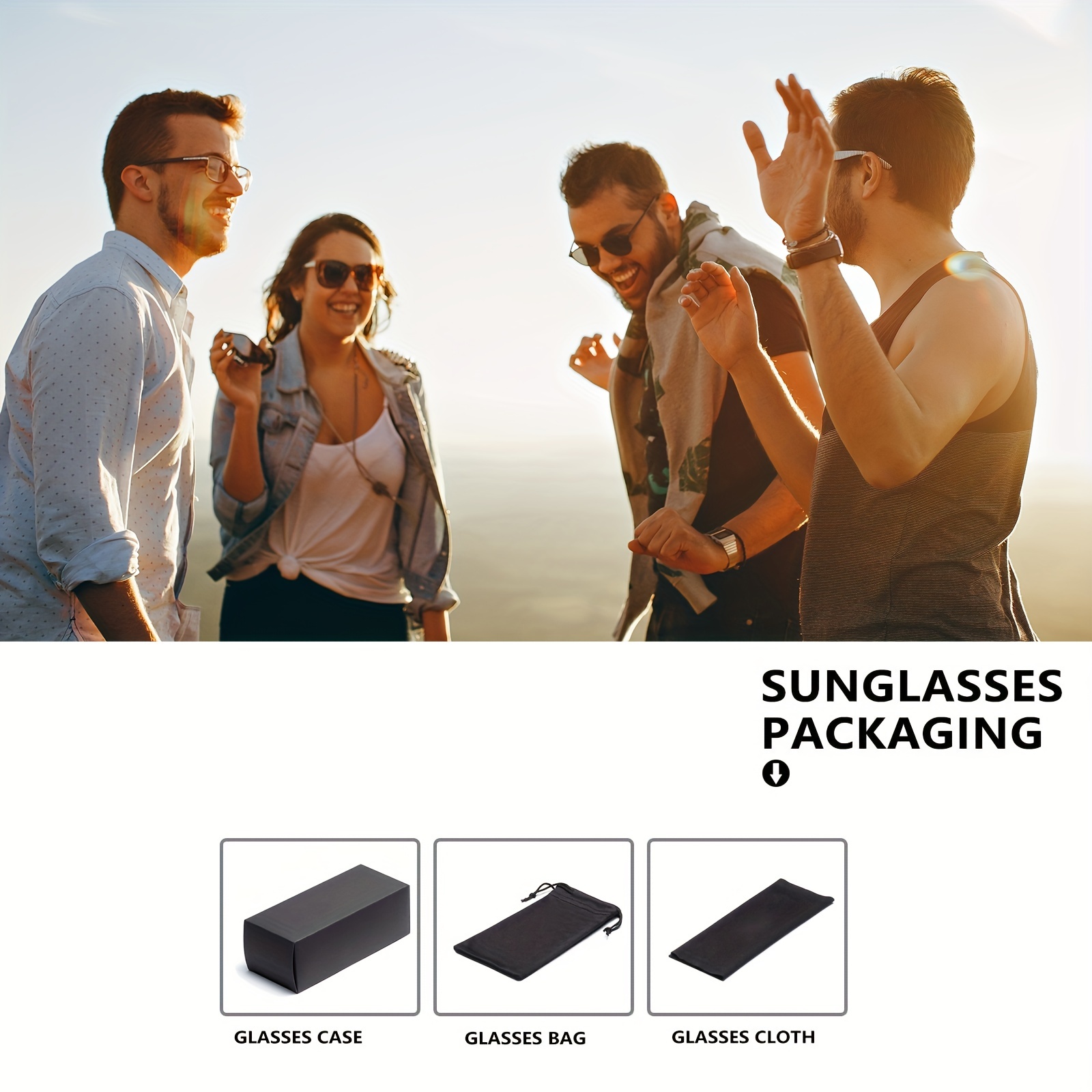 Classic and fashionable sunglasses for men's retro UV resistant sunglasses