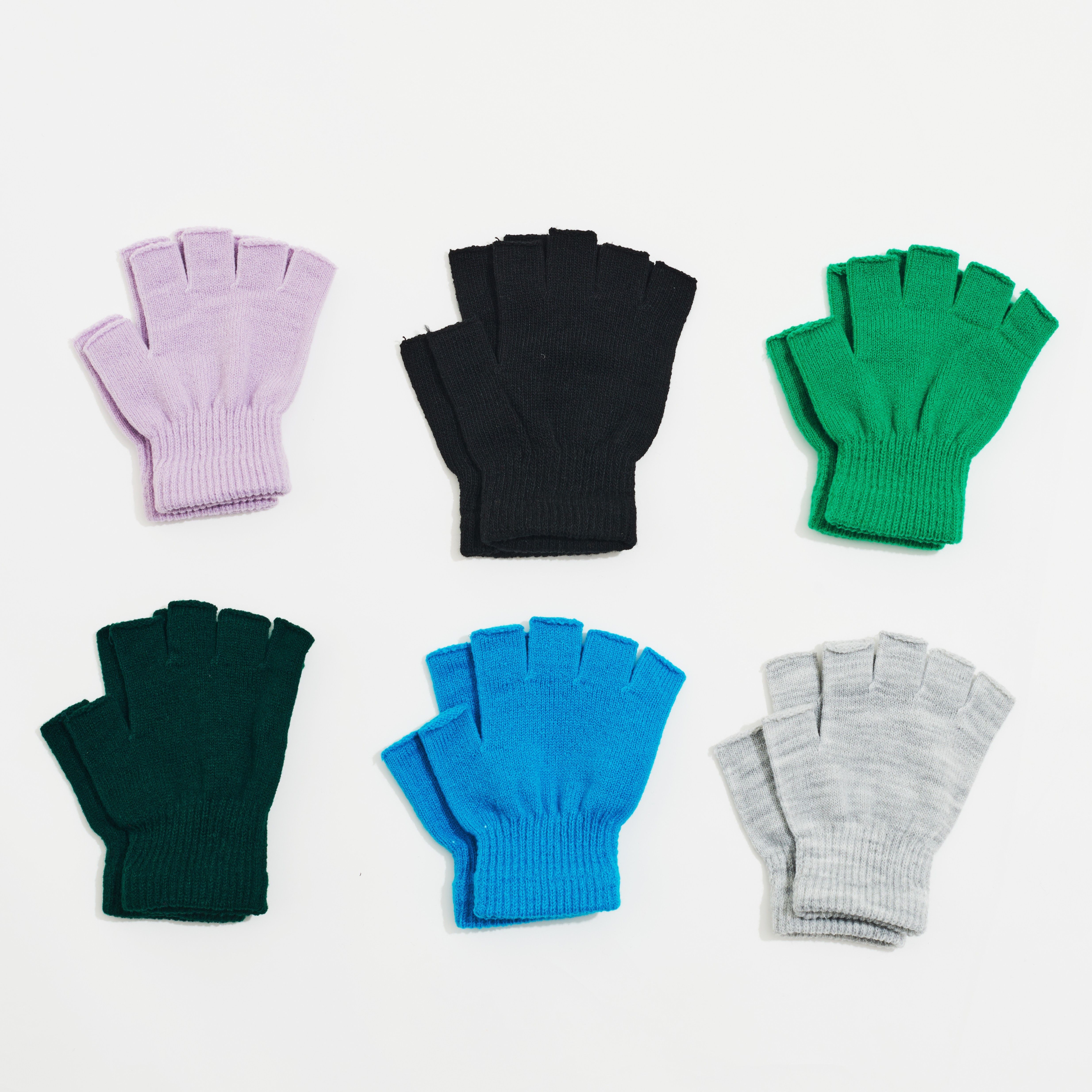 Gants En Polaire Enfants - 3 Paires - Doigts Complets - Hiver Chaud - Mitaines Molletonnées