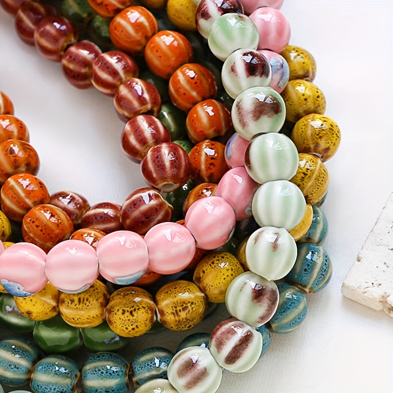 Handmade Ceramic Beads in Multi Colours