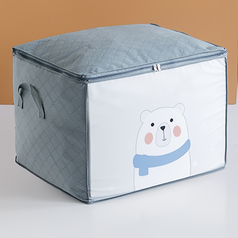 Cartoon Children's Foldable Blanket Storage Bags Organize - Temu