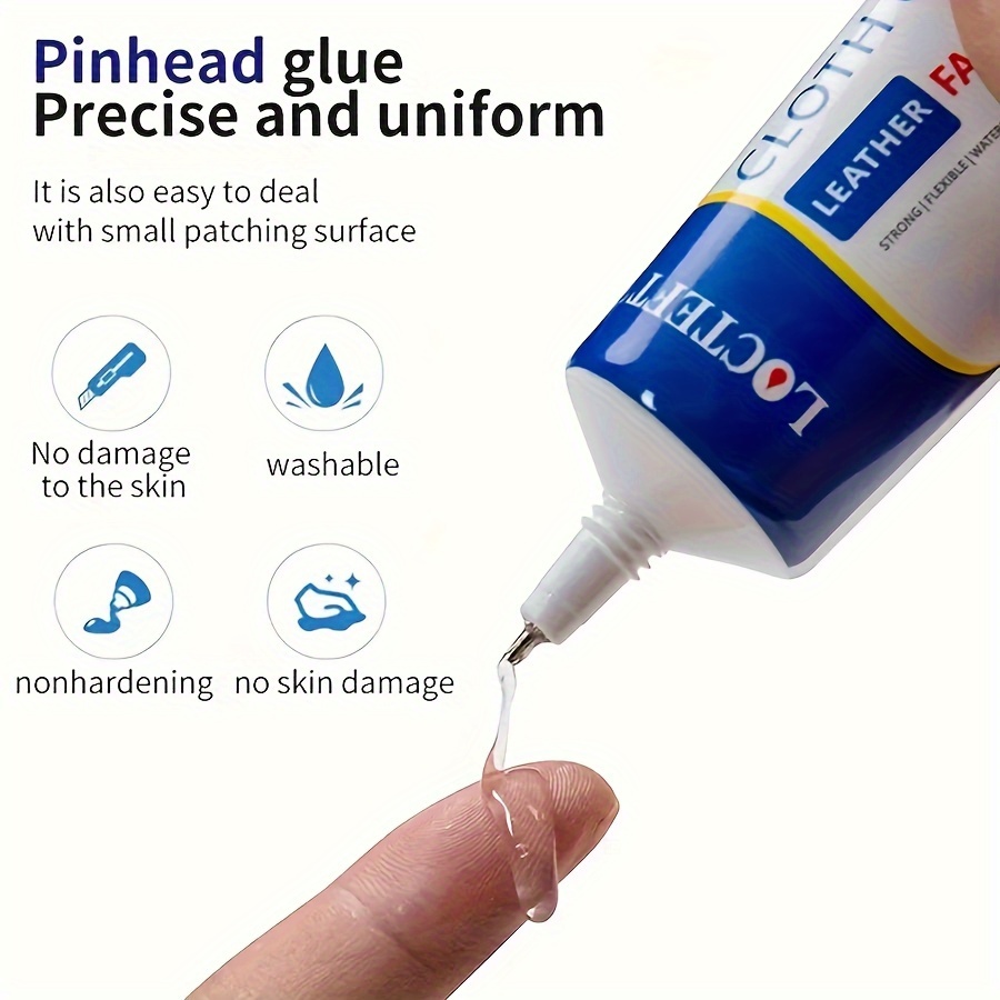 2PCS 60ML Fabric Glue, Strong Fabric and Leather