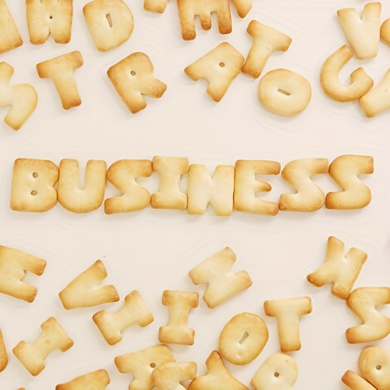 Alphabet Cookie Cutters With Handle Plastic Candy Molds - Temu