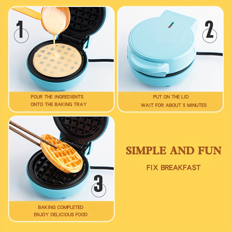 Mini Waffle Maker For Individual Waffles, Chowder, Keto Chaffles, Easy To  Clean, Non-stick Surface, Cookware, Kitchenware, Kitchen Accessories  Kitchen Stuff Small Kitchen Appliance, (black) - Temu