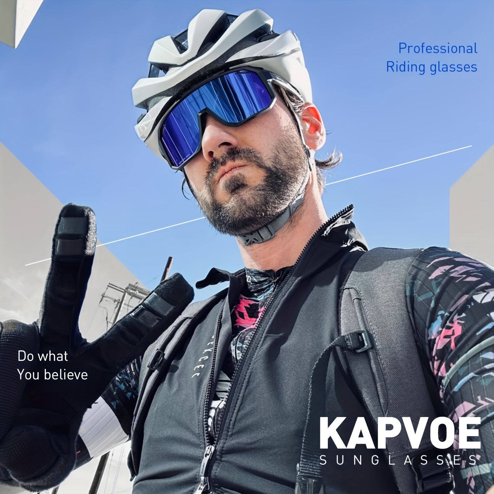 Kapvoe Polarized Cycling Sunglasses For Men Women Eyewear - Temu