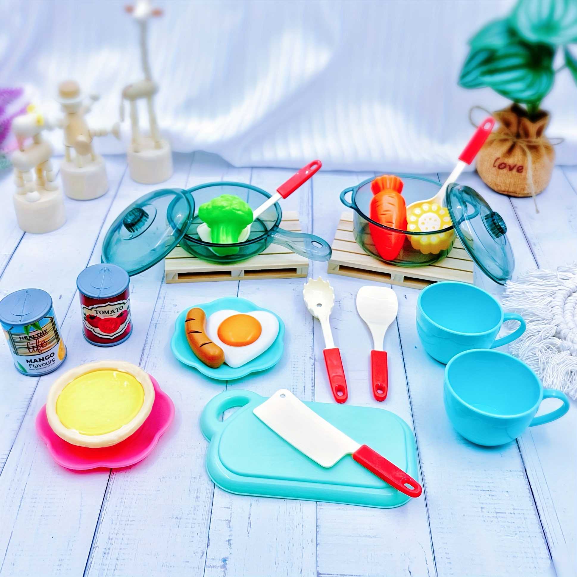 D-fantix cucina per bambini finta gioca giocattoli Set di accessori da  cucina con pentole e padelle in acciaio inossidabile Set di utensili da  cucina - AliExpress