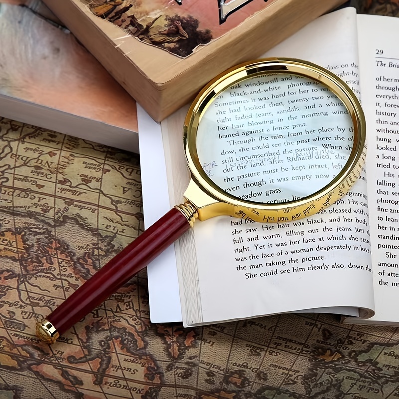 1pc Book Magnifier, Magnifying Glass For Reading Large Sheet Magnifier  Reading Aid Glass, 3X Page Magnifying Lens, Reading Magnifier For The  Elderly (Carrying), Magnifying Lens Single Lens