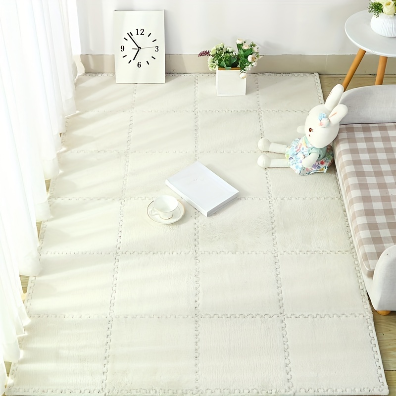 Interlocking Shaggy Soft Foam Mat Comfortable Anti slip Self - Temu  Australia