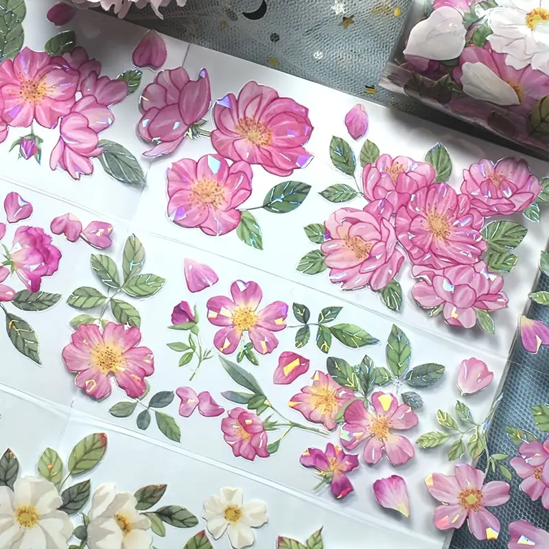 3d Flower Stickers Perfect For Crafts Scrapbooking - Temu