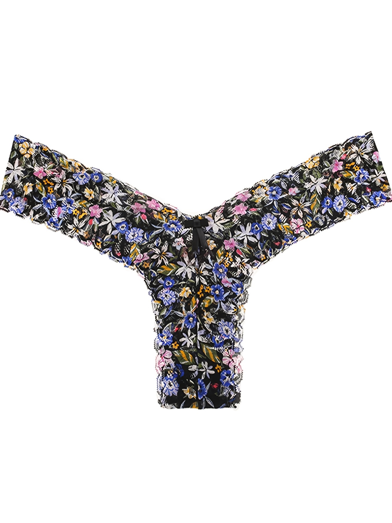 Undergarments Women Thong Underwear Panties Sexy Low Waist Briefs Seamless  Thongs Floral Print Lady Underpants Lingerie From Tieshome, $2.82