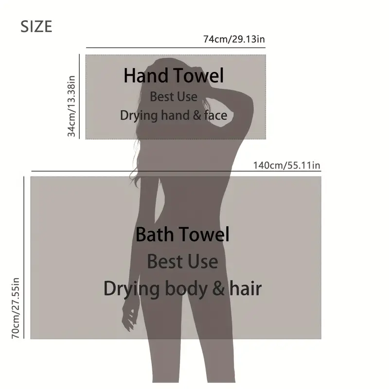 Hand Towels for Bathroom 100% Cotton Face Bath Towel Body Bath Towels Ultra  Soft Towel Hand Towel