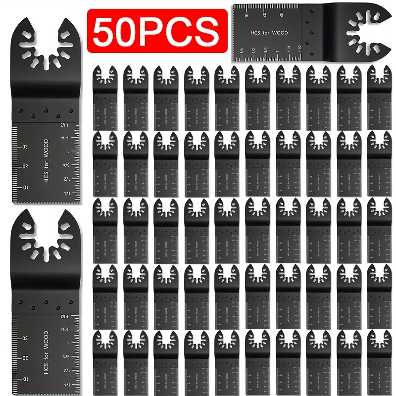 10/50pcs Lames De Scie Oscillante Multifonction: Lames HCS De 34