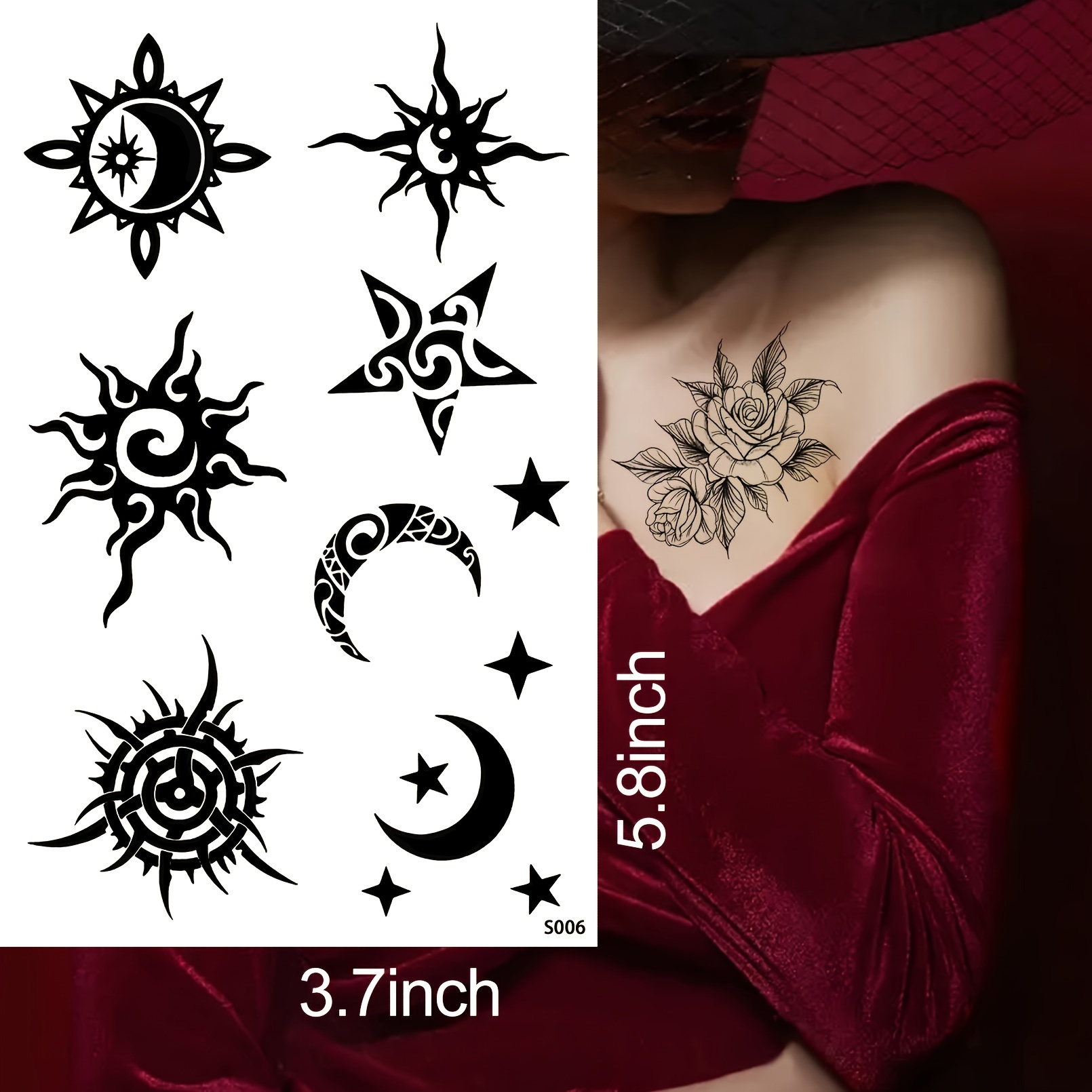 tribal sun moon tattoo designs