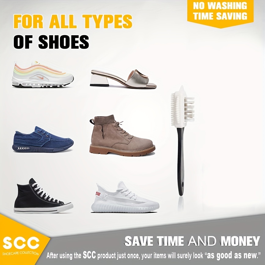 Cepillo de gamuza para limpiar zapatos - Cepillo de zapatos de nubuck para  limpieza de botas de cuero de gamuza TUNC Sencillez