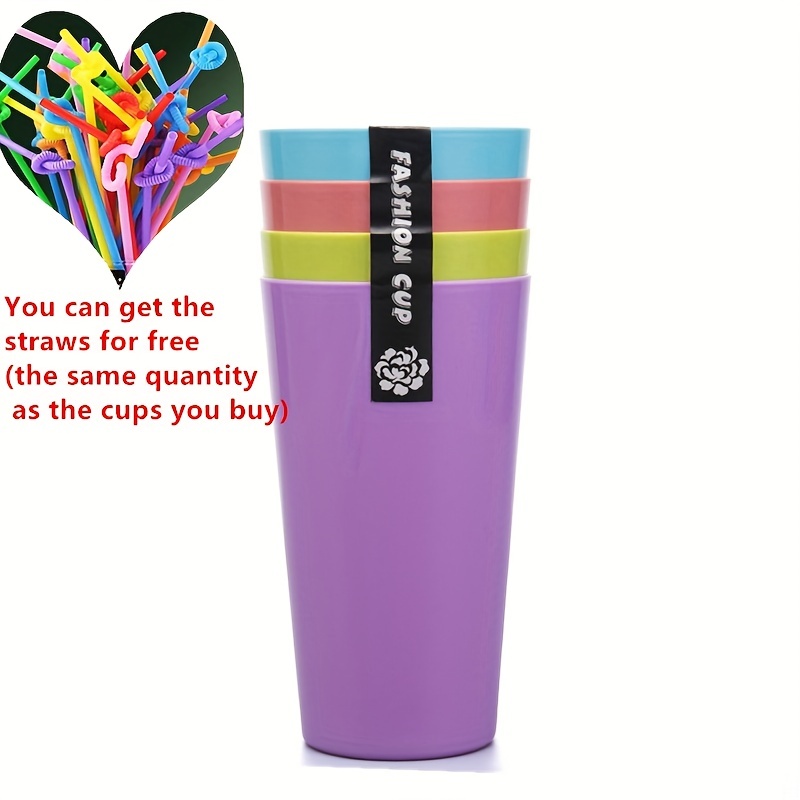 Exquisite Purple Heavy Duty Disposable Plastic Cups, Bulk Party