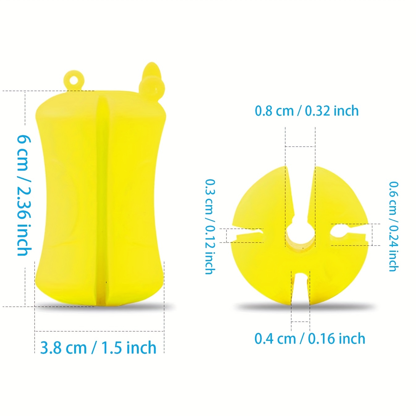 6pcs Portable Fishing Rod Fixed Ball Fishing Pole Clip