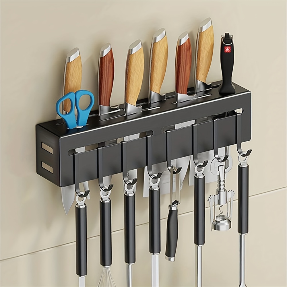 Kitchen Knife Holder for Drawer Solid Wood Universal Knife Block without  Knives