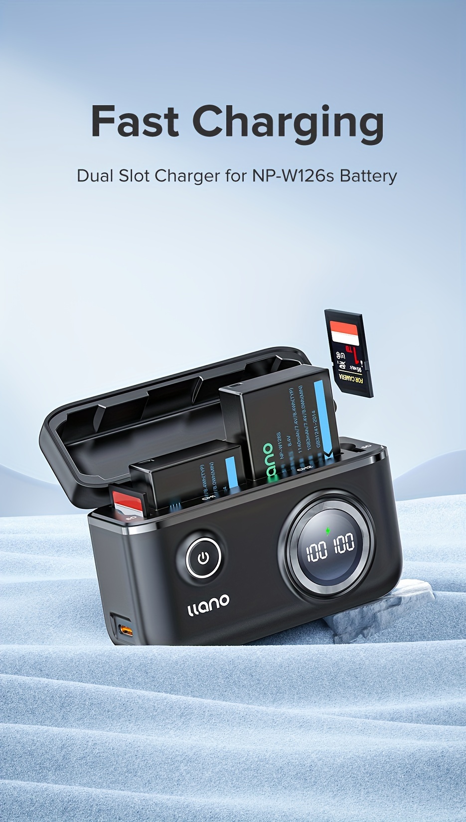 Np w126s Camera Charger Dual Charging Slot Digital - Temu