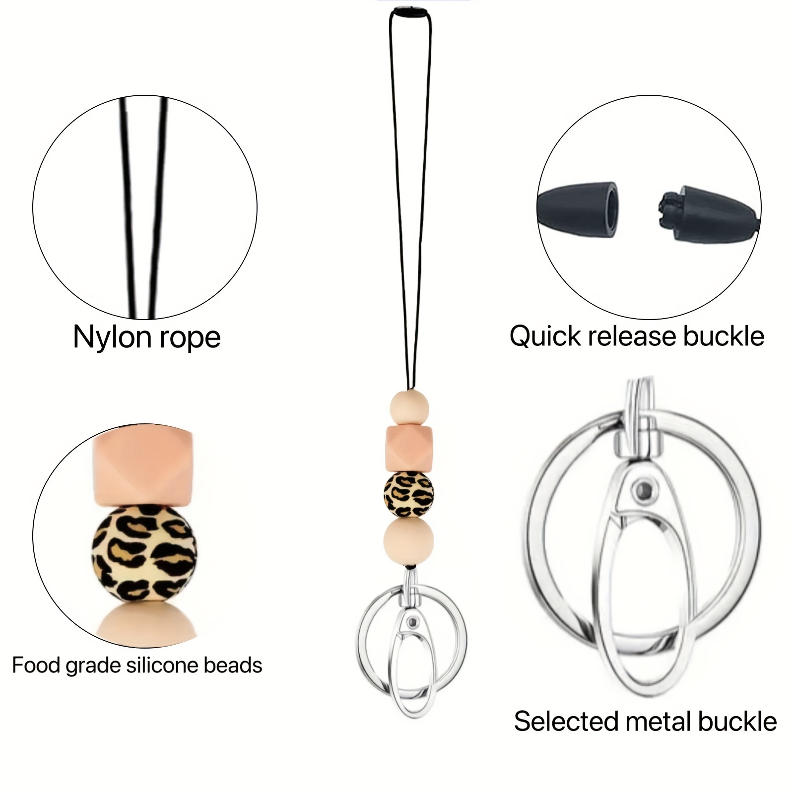 Beautiful Fashion Functional Lanyard Gift: Retractable - Temu