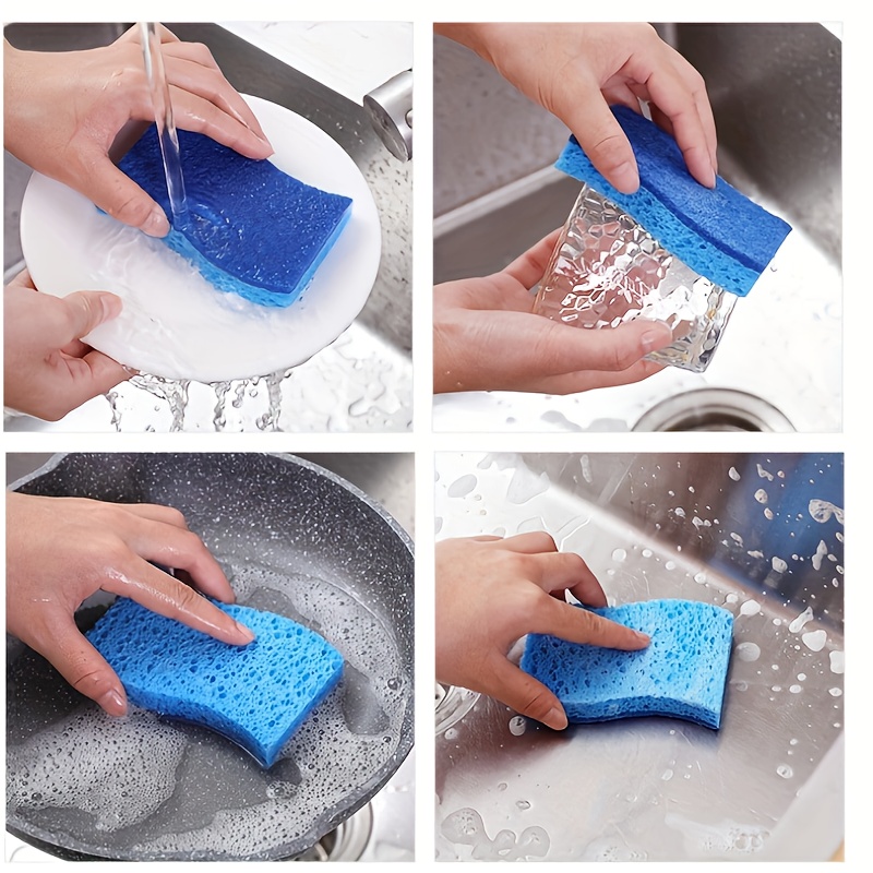  Non Scratch Dish Scrubbers for Cleaning Dishes (6 Pack