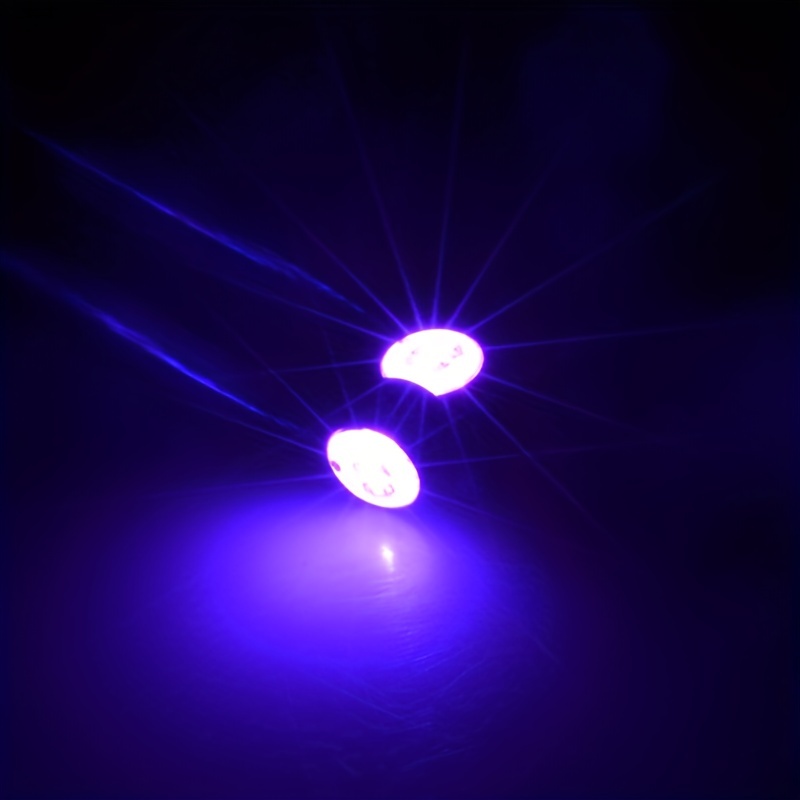 2PCS LED Magnet Earrings Party Colorful Earrings, No Ear Holes