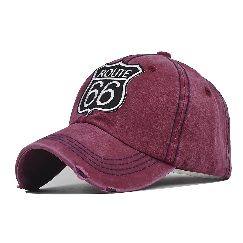 Retro Washed Baseball Cap Outdoor Sun Hat Adjustable