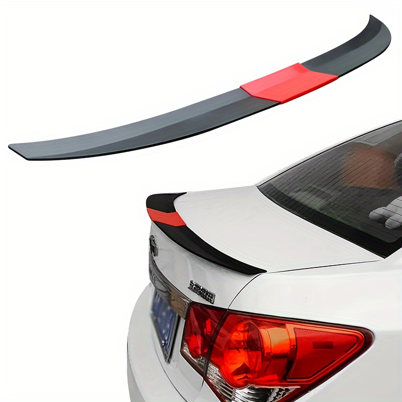 Universal Car ABS Three-section Tail Wing, Car Modification Tail  Decoration, Three-Section Car Spoilers,Rear Trunk Spoiler Wing Lip DIY  Parts