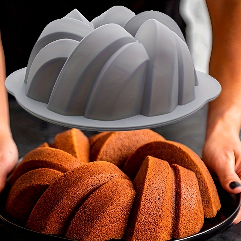 1pc Silicone Cake Pan Non Stick Round Cake Molds For Baking - Home