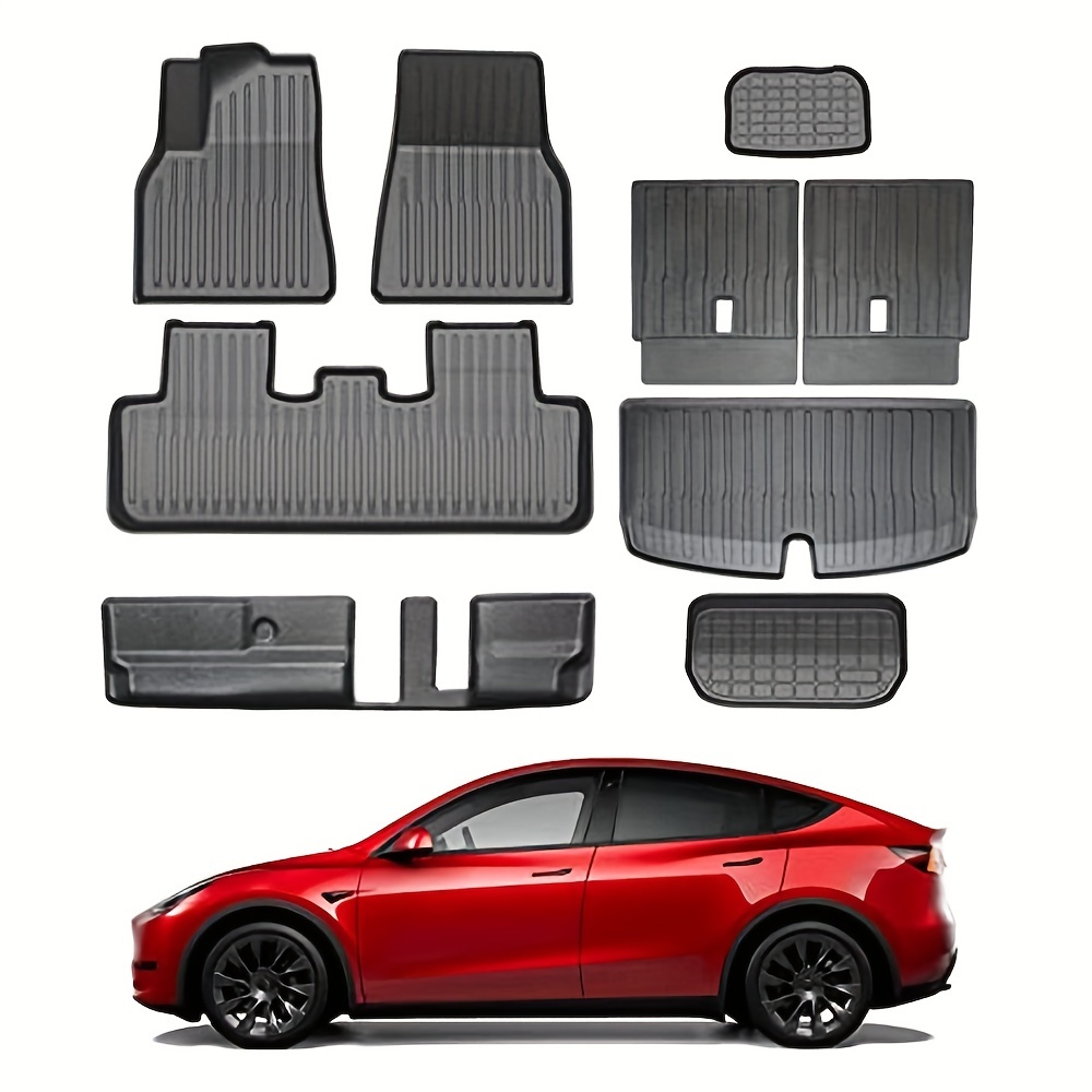Floor Mats for Tesla Model 3 Y 2024 2023 Left Right Driving All Weather  Waterproof XPE