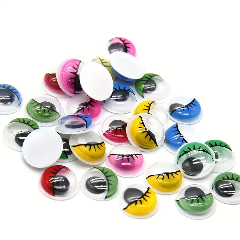 Wiggle Eyes Self Adhesive Plastic Googly Eyes Mixed Assorted - Temu