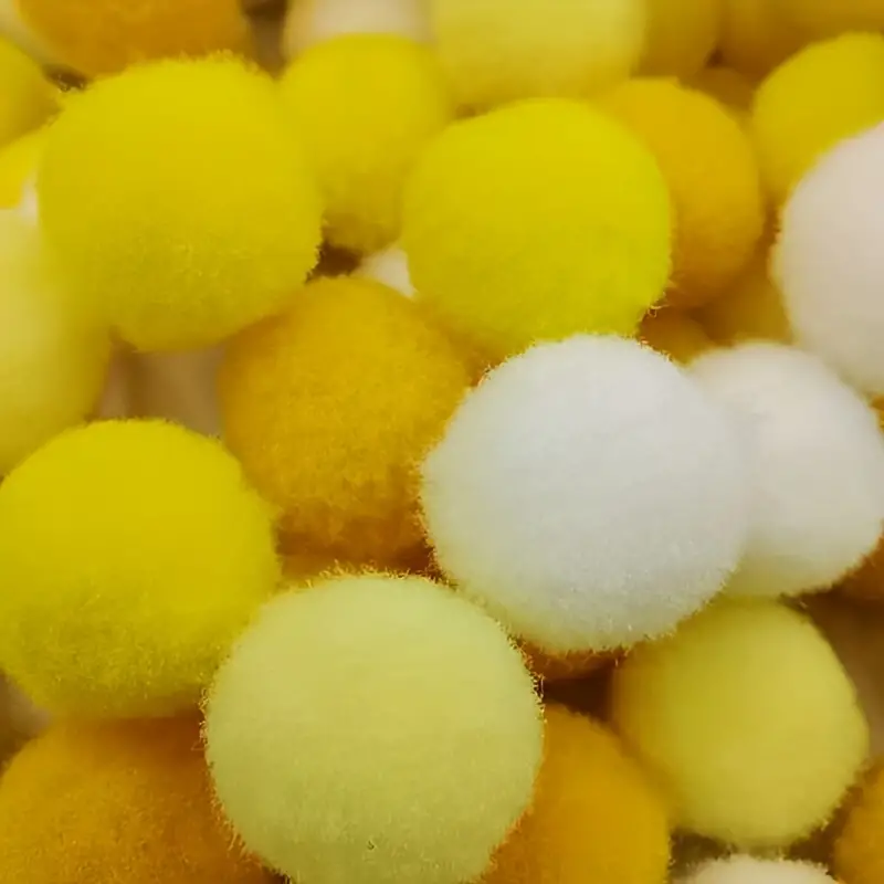 Pompoms Soft Pompons Colorful Plush Craft Diy Pom Pom Ball - Temu