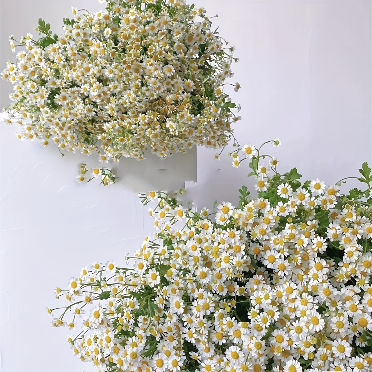 30heads Artificial Daisy Flowers Simulation Chamomile - Temu