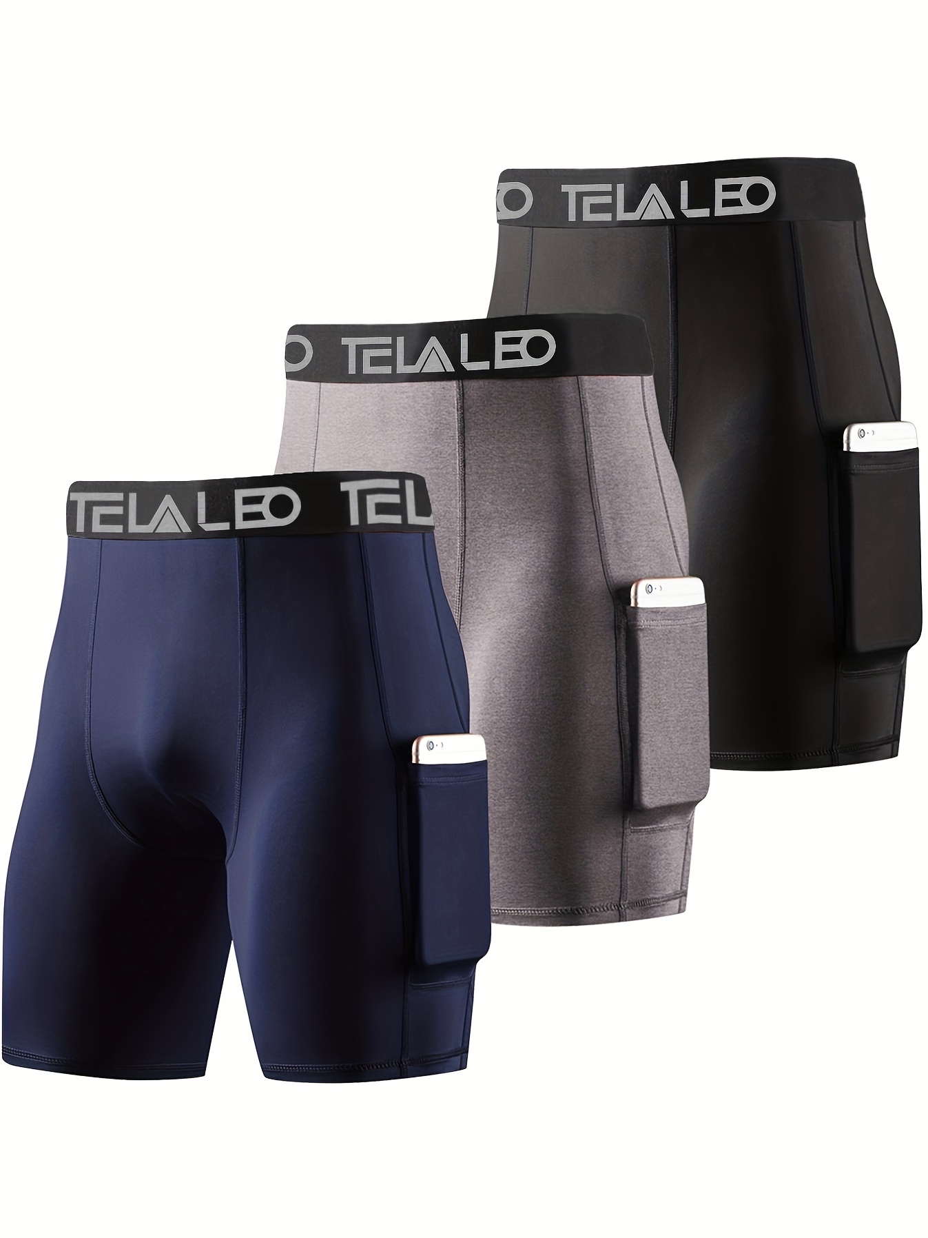 Men's Sports Underwear Men's Running Fitness Boxers Briefs - Temu