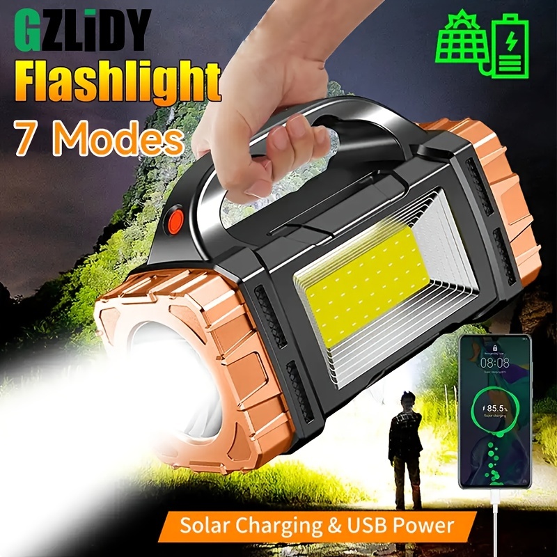 accesorios para acampar USB lamparas led solares exterior jardin con control