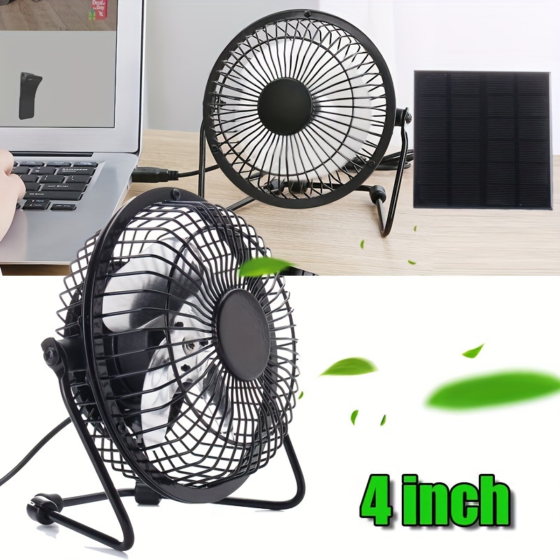Solar Panel Powered Fan Mini Ventilator Exhaust Fan - Temu