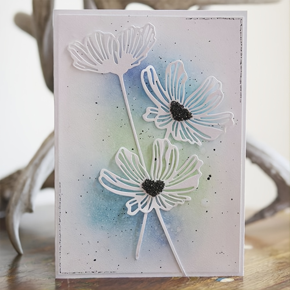 Petali Di Fiori, Fustelle In Metallo, Stencil, Goffratura, Carta, Scrapbooking, Album, Decorazione, Modello Di Fustella Per Artigianato. - Italia - Foto 12