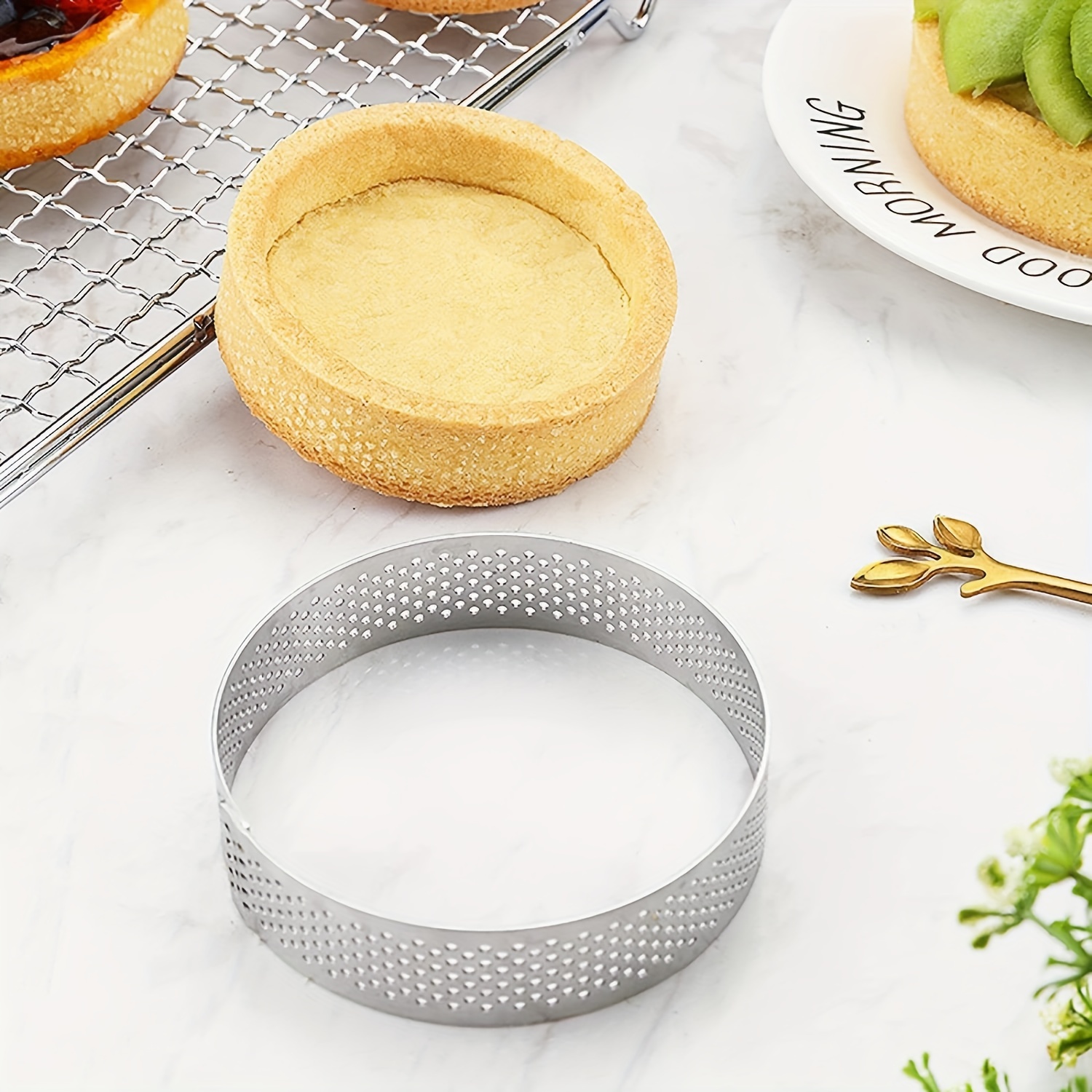 Round Cake Ring Molds Pastry Rings Round Cake Rings - Temu